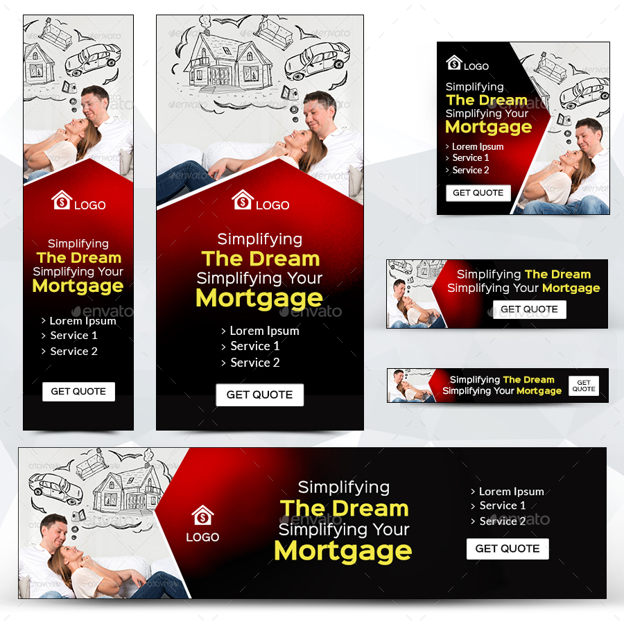 Mortgage Banners by doto GraphicRiver